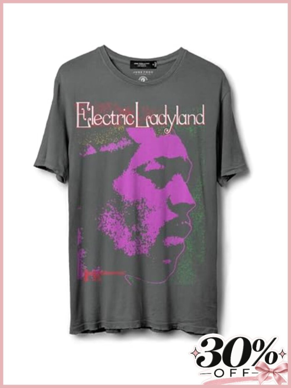 Jimi Hendrix Band T-Shirt Unisex Oversized Cotton Crew Neck Tee